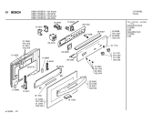 Схема №2 HBN110SGB с изображением Панель для плиты (духовки) Bosch 00296098