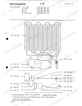 Взрыв-схема холодильника Aeg ARCTIS 1514 GSL - Схема узла Section2