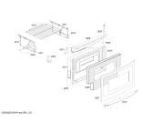 Схема №3 HSF64K25EG STYLE B с изображением Панель для плиты (духовки) Bosch 00437892