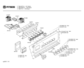 Схема №2 C7686WP с изображением Панель для плиты (духовки) Bosch 00288753