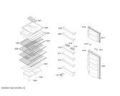 Схема №1 KSU347032H REF BL BOSCH RD141 110V/60HZ R134 с изображением Декоративная рамка для холодильника Bosch 00664213