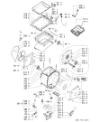 Схема №1 AWE 7728 с изображением Модуль (плата) для стиральной машины Whirlpool 481221470427