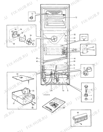 Взрыв-схема холодильника Unknown FK3700 - Схема узла C10 Cold, users manual