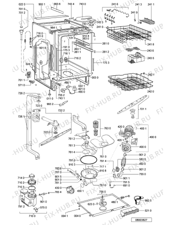 Схема №1 ADG 8340/1 IX с изображением Микромодуль для электропосудомоечной машины Whirlpool 481221479267