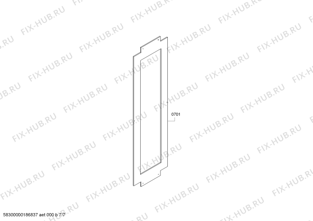 Схема №4 RF463301 Gaggenau с изображением Панель для холодильника Bosch 11004367