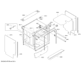Схема №6 SBV46MX00E SilencePlus с изображением Передняя панель для электропосудомоечной машины Bosch 11017516