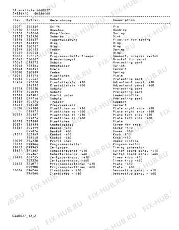 Схема №4 GM286460 с изображением Передняя панель для посудомойки Bosch 00294265