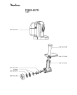 Схема №2 FP601141/700 с изображением Электромотор для электрокомбайна Moulinex MS-5785582