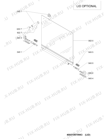Схема №1 KHPI 6520 с изображением Втулка для плиты (духовки) Whirlpool 481010668614