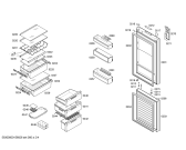 Схема №2 KGN36S56 с изображением Дверь для холодильника Bosch 00710196