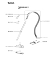 Схема №1 TW6856EA/411 с изображением Крышка для электропылесоса Tefal RS-2230001439