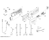Схема №1 WFVC544AUC с изображением Планка ручки для стиральной машины Bosch 00649700