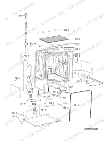 Схема №3 GSXP 6143 A+ TR с изображением Микромодуль для посудомойки Whirlpool 481010523103