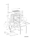 Схема №3 GSXP 6143 A+ DI с изображением Модуль (плата) управления для посудомоечной машины Whirlpool 481010414907