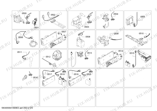 Схема №3 WAS284ECH Logixx 7 VarioPerfect с изображением Краткая инструкция для стиралки Bosch 00769257