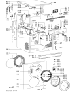 Схема №1 MAF 8012 AW с изображением Модуль (плата) для стиральной машины Whirlpool 481221470693