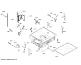 Схема №1 SGU46E35EU с изображением Передняя панель для посудомойки Bosch 00665896