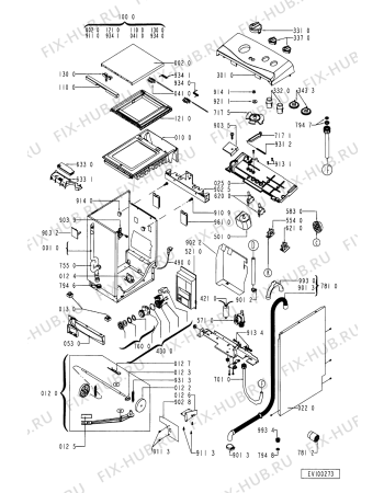 Схема №2 AWG 671/WP с изображением Декоративная панель для стиралки Whirlpool 481945328085