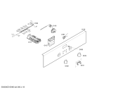 Схема №2 HBN331E0B с изображением Панель управления для плиты (духовки) Bosch 00666269