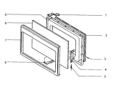 Схема №1 MC DUO 32 TGS- D/GB с изображением Дверь для микроволновки Aeg 8996619175715