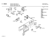 Схема №2 WFM1010DS WFM1010 с изображением Панель управления для стиральной машины Bosch 00271603