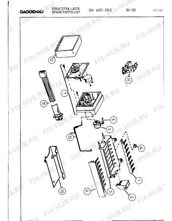 Схема №6 SK400050 с изображением Агрегат для холодильника Bosch 00294084