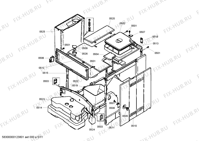 Схема №6 C7660N0GB с изображением Кнопка для электрокофеварки Bosch 00428096