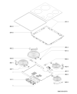 Схема №1 AKL 791/NE/01 с изображением Втулка для духового шкафа Whirlpool 481244039489