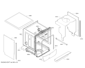 Схема №2 SMS50E02ZA с изображением Панель управления для посудомоечной машины Bosch 00705447