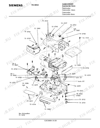 Схема №8 FA126G4 с изображением Инструкция по эксплуатации для видеоаппаратуры Siemens 00530553