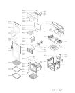 Схема №1 AKZ 273/IX с изображением Обшивка для плиты (духовки) Whirlpool 481010432108