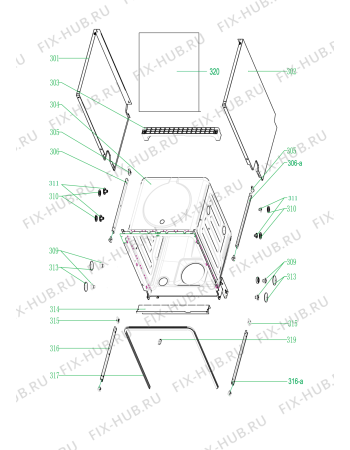Схема №2 GCX 4862 с изображением Мини-ручка для посудомоечной машины Whirlpool 482000018720
