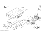 Схема №1 T13SW8N0 с изображением Стеклокерамика для плиты (духовки) Bosch 00681854