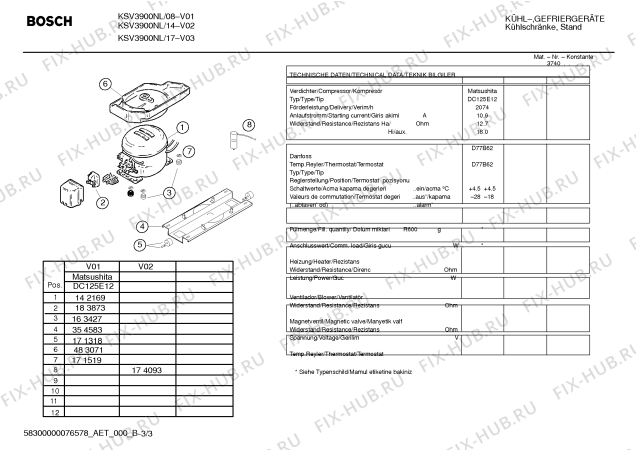 Схема №2 KSV3900NL с изображением Крышка для холодильной камеры Bosch 00266235