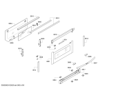 Схема №4 U15E42N0GB с изображением Панель управления для электропечи Bosch 00675067