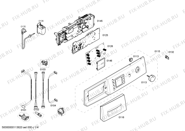 Схема №2 WAE24440 Bosch Maxx 6 с изображением Ручка для стиралки Bosch 00499165