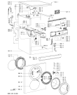 Схема №1 AWO/D 6735 с изображением Обшивка для стиральной машины Whirlpool 481245217612