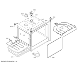 Схема №3 HE13024 с изображением Фронтальное стекло для духового шкафа Siemens 00711689