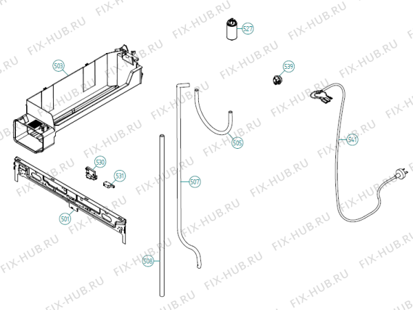 Взрыв-схема стиральной машины Gorenje ES 7 EC IT   -Grey (340194, TD60.C) - Схема узла 05