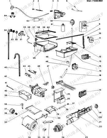 Схема №1 AR1270CDXSE (F001631) с изображением Шайба для стиралки Indesit C00027929