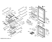 Схема №2 3KFB7916 с изображением Дверь для холодильника Bosch 00246460