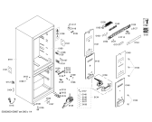 Схема №1 P1KNB4920B с изображением Дверь для холодильной камеры Bosch 00710068