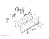 Схема №3 3VI351BD VI351 с изображением Панель управления для посудомоечной машины Bosch 00441991