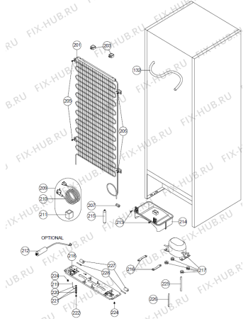 Взрыв-схема холодильника Gorenje FN6161IW (419328, ZOS23664) - Схема узла 04
