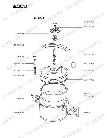 Схема №1 801870 с изображением Сотейника Seb SS-980259