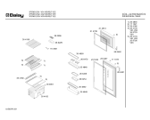 Схема №2 3FS3612 с изображением Дверь для холодильника Bosch 00235407