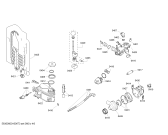 Схема №2 SGV46M13RU с изображением Набор кнопок для посудомойки Bosch 00624802