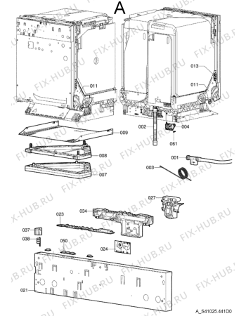 Схема №2 GMI 5512 EDELSTAHL с изображением Колесико для посудомоечной машины Whirlpool 482000019318