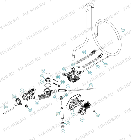 Взрыв-схема стиральной машины Gorenje PROW 0614II UK   -Titanium (900003588, WMC75) - Схема узла 02