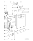 Схема №1 ADP 2556 WHM с изображением Панель для посудомоечной машины Whirlpool 481245371204